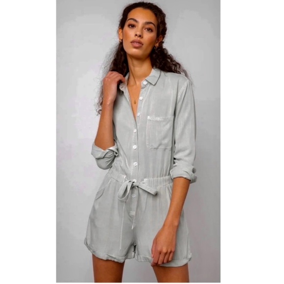Rails Kennedy Romper in Mint. - Picture 1 of 7